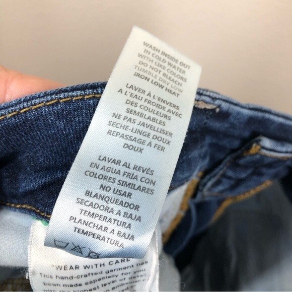 Good American Good Legs Dark Wash Booty Sculpt Skinny Jeans Size 2 - Picture 8 of 9